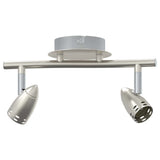 Faretto da soffitto Nichel 27 x 10 x 12 cm Metallo