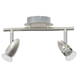 Faretto da soffitto Nichel 27 x 10 x 12 cm Metallo