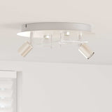Faretto da soffitto Nichel 29 x 29 x 11 cm Acciaio e vetro