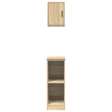 Armadi da Garage 2 pz Rovere Sonoma in Legno truciolato