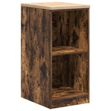 Armadi da Garage 2 pz Rovere Fumo in Legno truciolato