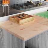 Armadi da Garage 2 pz Grigio Sonoma in Legno truciolato