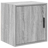 Armadi da Garage 2 pz Grigio Sonoma in Legno truciolato