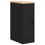Armadi da Garage 2 pz Neri in Legno truciolato