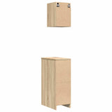Armadi da Garage 2 pz Rovere Sonoma in Legno truciolato