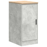 Armadi da Garage 2 pz Grigio Cemento in Legno truciolato