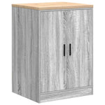 Armadi da Garage 2 pz Grigio Sonoma in Legno truciolato