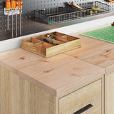 Armadi da Garage 2 pz Rovere Sonoma in Legno truciolato