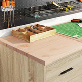 Armadi da Garage 2 pz Rovere Sonoma in Legno truciolato