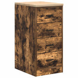 Armadi da Garage 2 pz Rovere Fumo in Legno truciolato