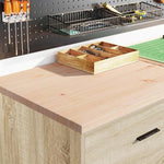 Armadi da Garage 2 pz Rovere Sonoma in Legno truciolato