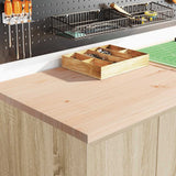 Armadi da Garage 6 pz Rovere Sonoma in Legno truciolato