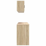 Armadi da Garage 6 pz Rovere Sonoma in Legno truciolato