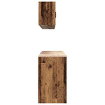 Armadi da Garage 6 pz Legno Antico in Legno truciolato