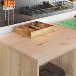 Armadi da Garage 6 pz Rovere Sonoma in Legno truciolato