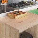 Armadi da Garage 6 pz Rovere Sonoma in Legno truciolato