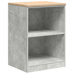 Armadi da Garage 6 pz Grigio Cemento in Legno truciolato