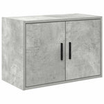 Armadi da Garage 6 pz Grigio Cemento in Legno truciolato