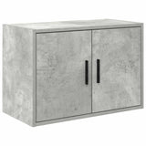 Armadi da Garage 6 pz Grigio Cemento in Legno truciolato