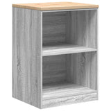 Armadi da Garage 6 pz Grigio Sonoma in Legno truciolato