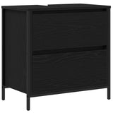 Set di mobili per il bagno 5 pcs Nero 76.5 x 35 x 95 cm