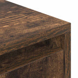 Mobile Porta TV Rovere Fumo 188,5x41x50 cm in Legno truciolato