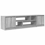 Mobile Porta TV Grigio Sonoma 188,5x41x50 cm Legno truciolato