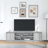 Mobile Porta TV Grigio Sonoma 188,5x41x50 cm Legno truciolato