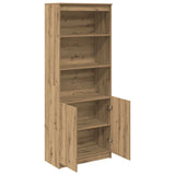 Credenza Rovere Artigianale 70x35x180 cm in Legno truciolato