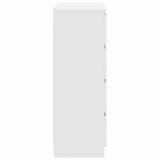 Credenza Bianca 80x35x99 cm in Legno truciolato