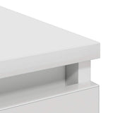 Credenza Bianca 80x35x99 cm in Legno truciolato