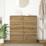 Credenza Rovere Artigianale 100x35x99 cm in Legno truciolato