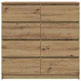Credenza Rovere Artigianale 100x35x99 cm in Legno truciolato