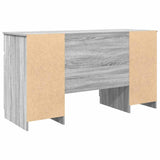 Scrivania Grigio sonoma 140 x 49 x 76 cm Legno truciolato