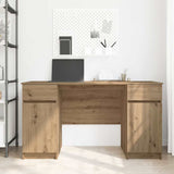 Scrivania rovere artigianale 140 x 49 x 76 cm Legno truciolato
