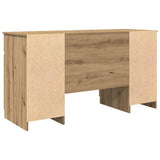 Scrivania rovere artigianale 140 x 49 x 76 cm Legno truciolato