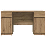 Scrivania rovere artigianale 140 x 49 x 76 cm Legno truciolato