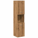 Set Mobili da Bagno 5 pz Rovere Artigianale Legno truciolato