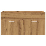 Set Mobili da Bagno 5 pz Rovere Artigianale Legno truciolato