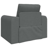 Divano letto Grigio scuro 98 x 71 x 83 cm Tessuto