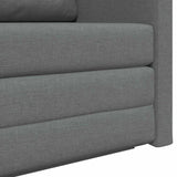 Divano letto 110cm Grigio scuro Tessuto