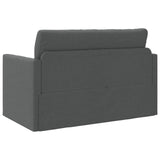 Divano letto 110cm Grigio scuro Tessuto