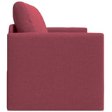 Divano letto 110cm Rosso Vino Tessuto