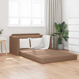 Divano letto Cappuccino 124 x 71 x 78 cm Pelle Artificiale