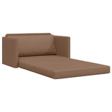 Divano letto Cappuccino 124 x 71 x 78 cm Pelle Artificiale