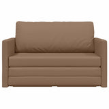 Divano letto Cappuccino 124 x 71 x 78 cm Pelle Artificiale