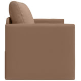 Divano letto Cappuccino 124 x 71 x 78 cm Pelle Artificiale