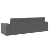 Divano letto Grigio scuro 245 x 78 x 77 cm Tessuto