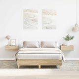 Giroletto senza Materasso Rovere Sonoma 140x190cm in Truciolato