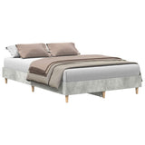 Giroletto senza Materasso Grigio Cemento 140x190 cm Truciolato